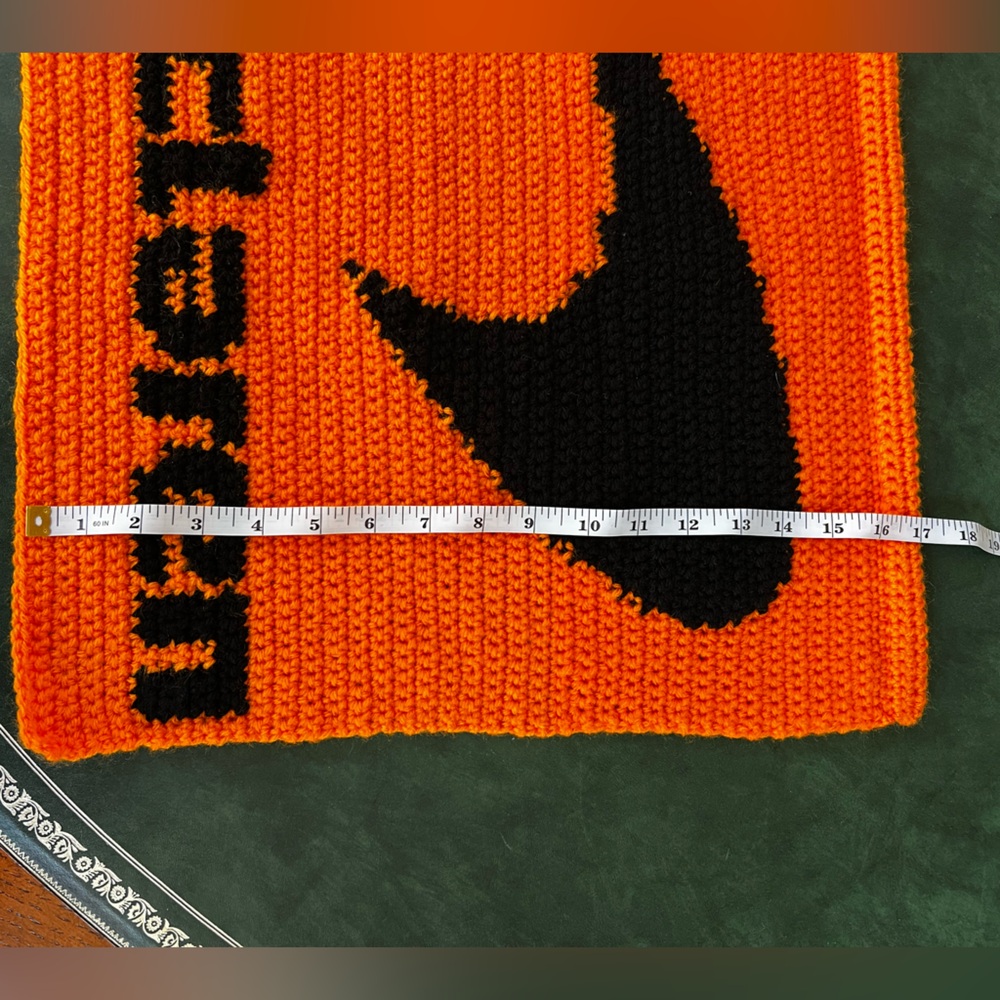 Hand Crocheted McLaren Logo Tapestry for F1–Indycar—Car Enthusiasts! - Picture 8 of 13